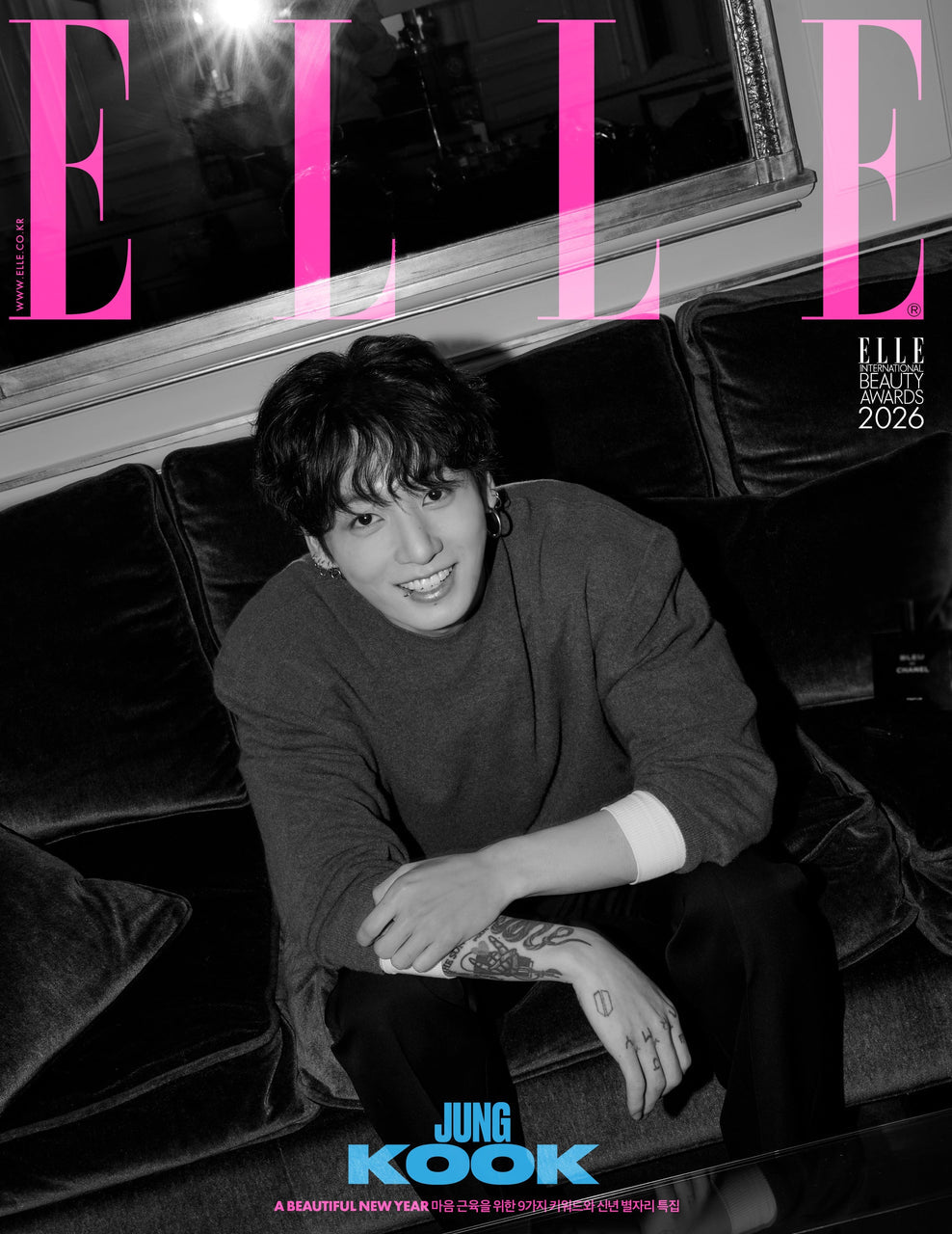 PREORDER JUNG KOOK - ELLE MAGAZINE 2026 JANUARY ISSUE