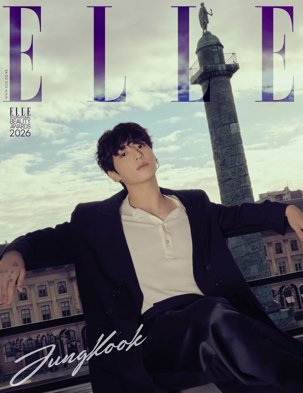 PREORDER JUNG KOOK - ELLE MAGAZINE 2026 JANUARY ISSUE