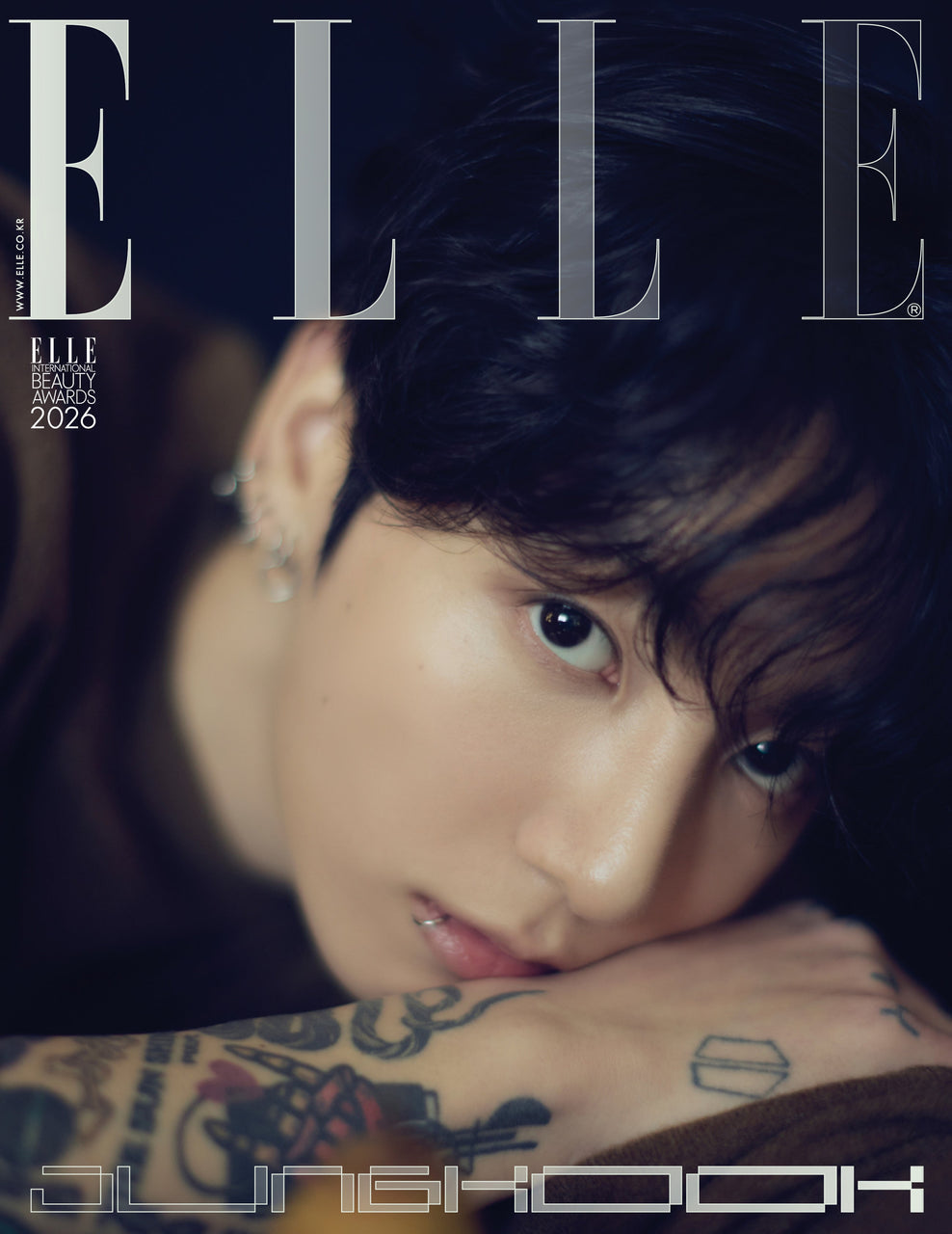 PREORDER JUNG KOOK - ELLE MAGAZINE 2026 JANUARY ISSUE