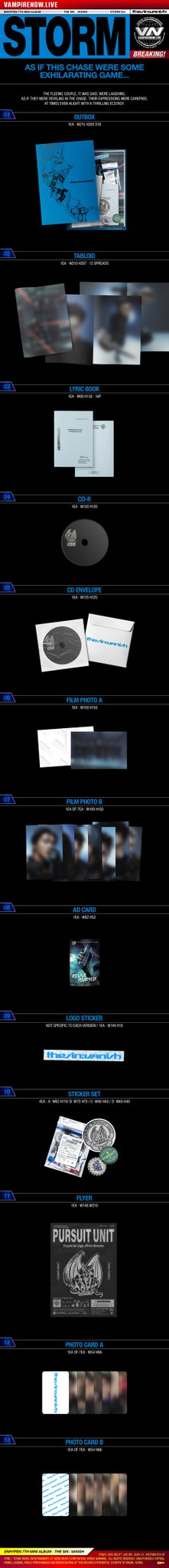 Preorder Enhypen - The Sin: Vanish Official Album with Weverse Gift