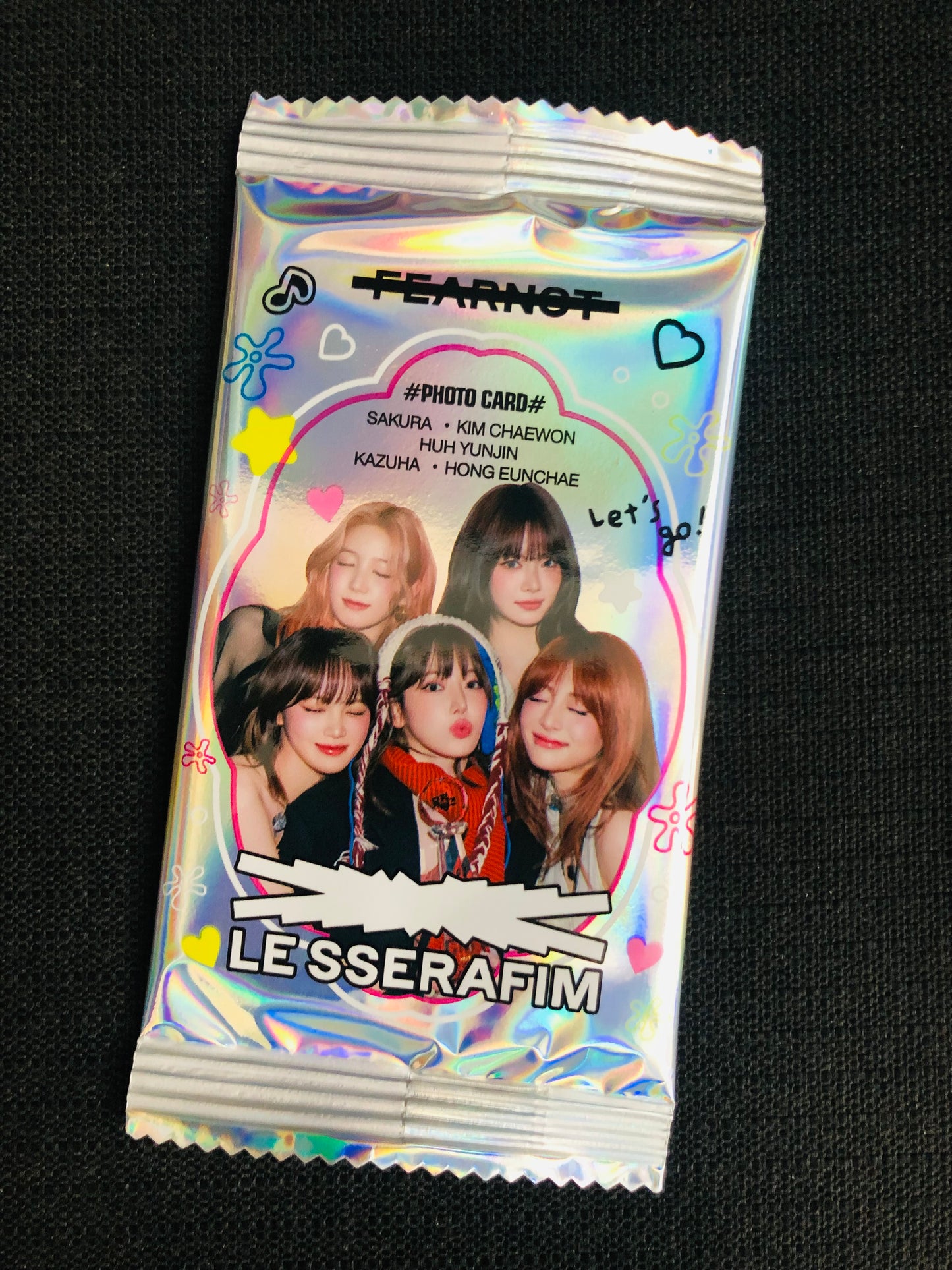 Le Sserafim Mystery Holographic Double Sided Photocards (10 pcs)
