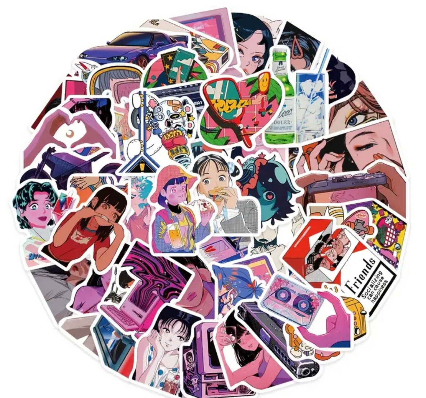 City Pop Stickers (25 pcs)