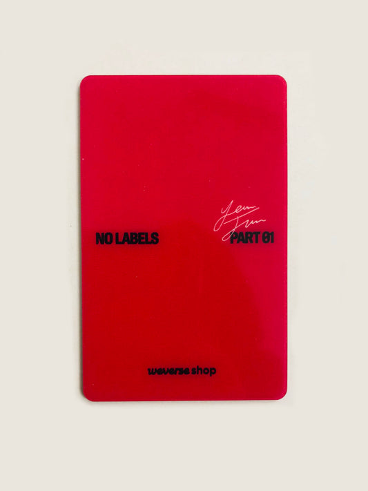 Yeonjun No Labels Weverse Official POB Logo Mirror