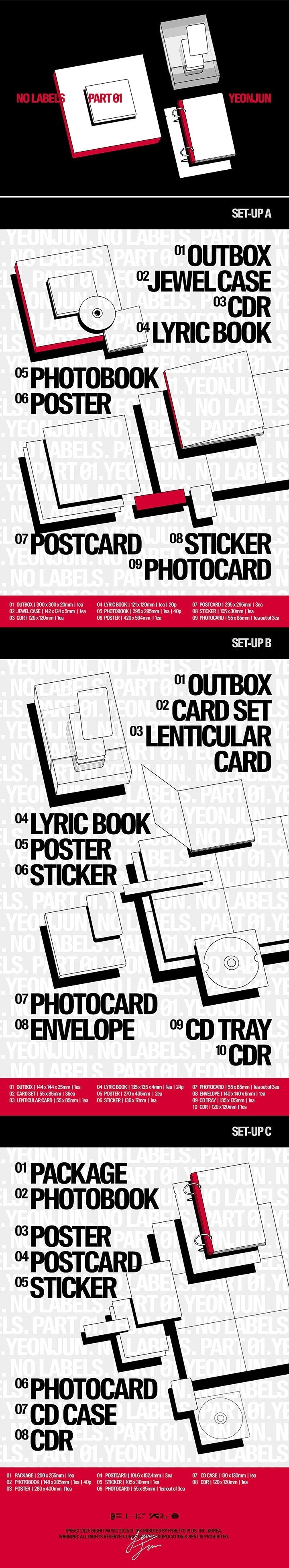 Yeonjun No Labels Standard Official Album