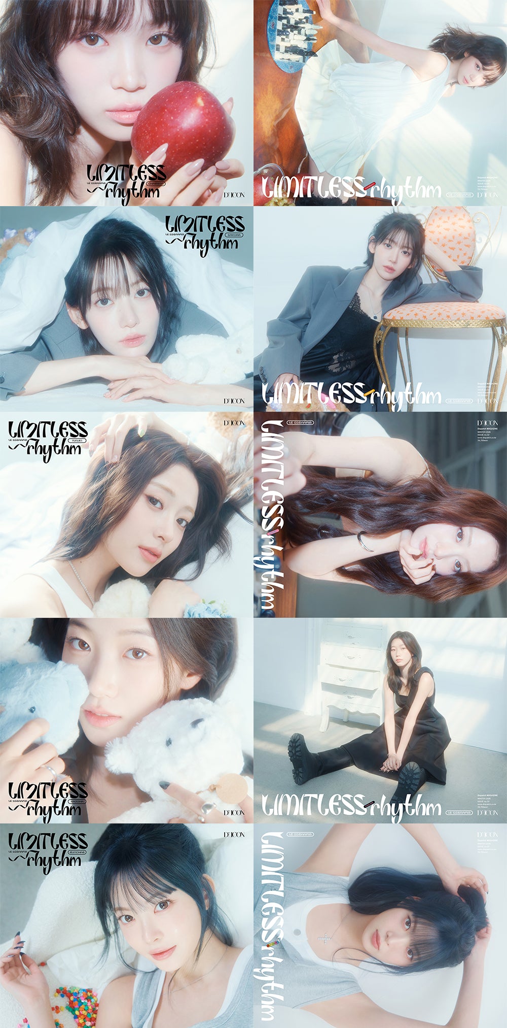 PREORDER LE SSERAFIM -OFFICIAL DICON VOLUME N32 LIMITLESS RHYTHM WITH DICON GIFT