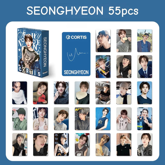 Seonghyeon Holographic Double Sided Photocards (55 pcs)