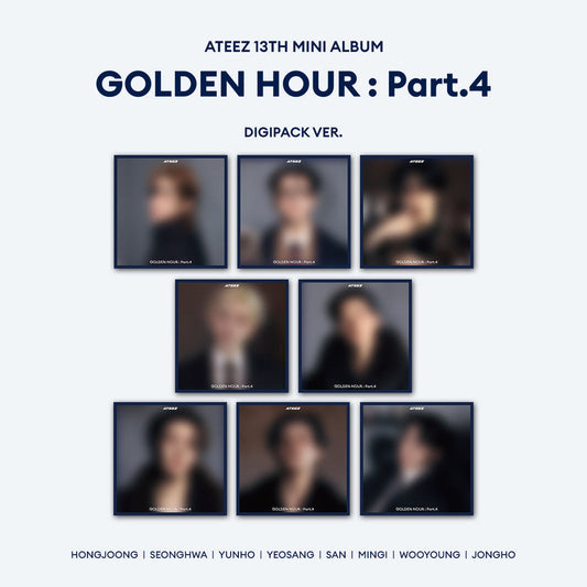 Preorder Ateez - Golden Hour Pt. 4 Official Album with Apple Music Gift