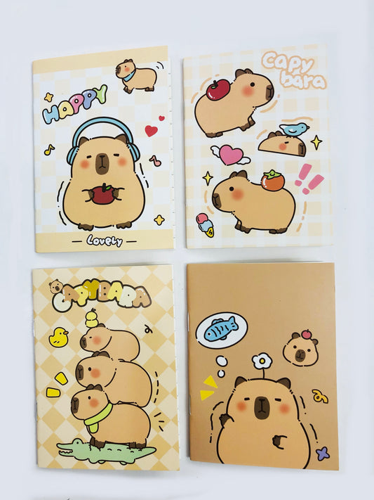 Capybara Kawaii mini notebook