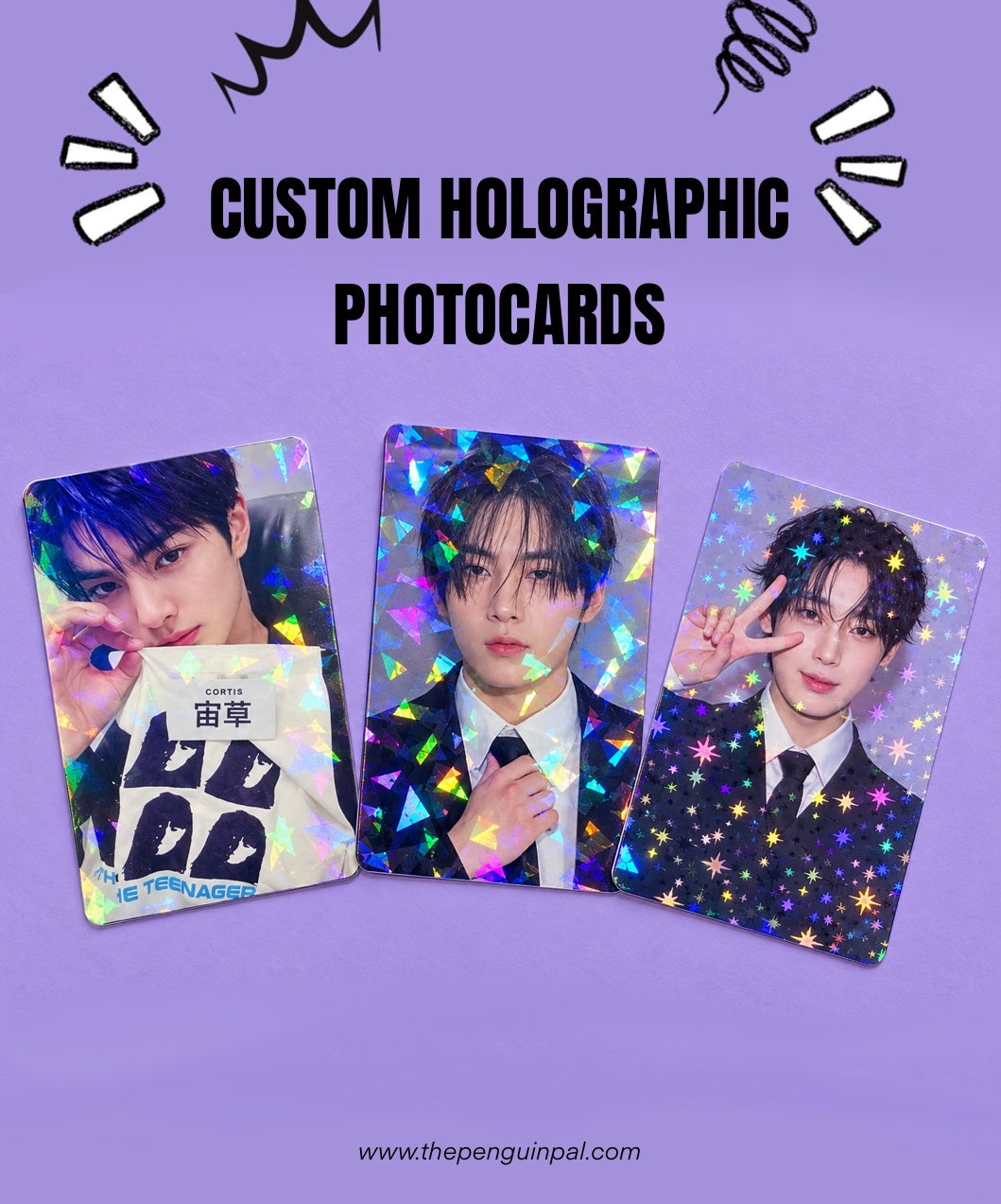 Custom Holographic Photocards