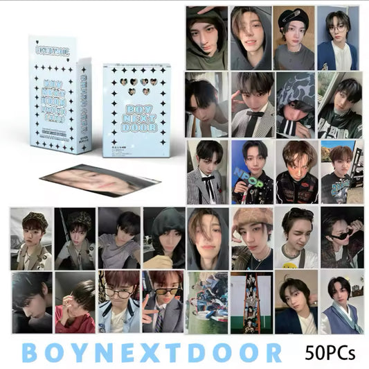 BoyNextDoor Holographic double sided Photocards (50 pcs)
