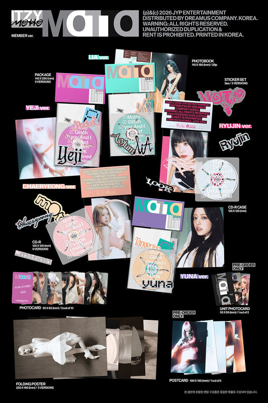 Itzy - Motto Member Official Album