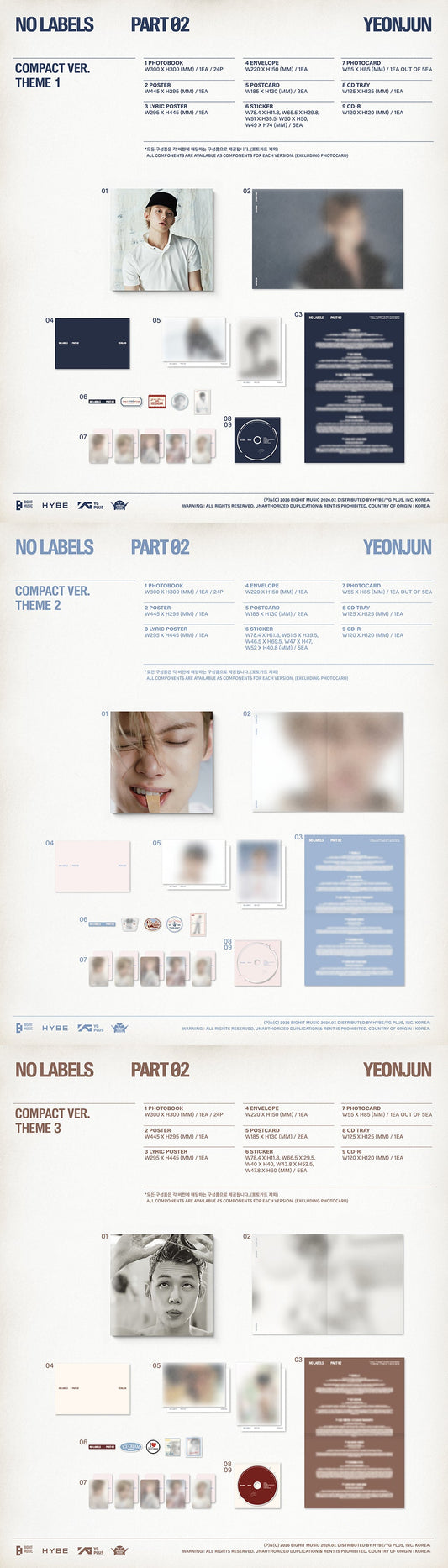 Yeonjun No Labels Part 02 Official Compact Album