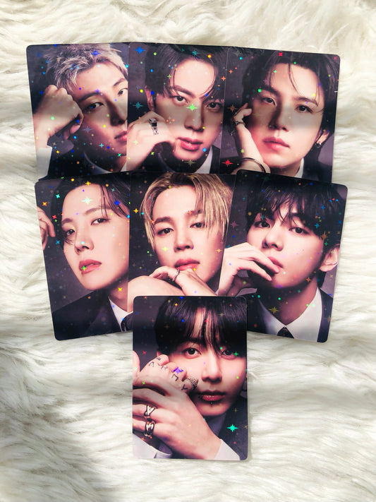 BTS Arirang Star Holographic Double Sided Photocards (7 pcs)