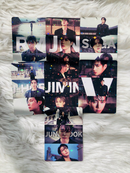 BTS Arirang Star Holographic Double Sided Photocards (7 pcs)