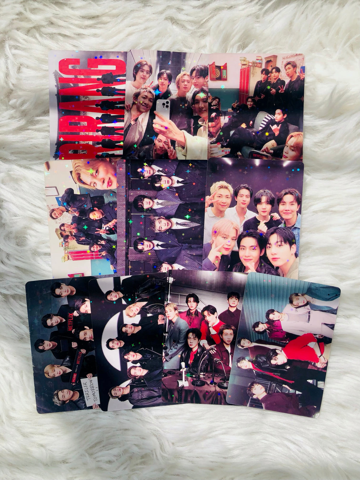 BTS Arirang Star Holographic Double Sided Photocards (7 pcs)