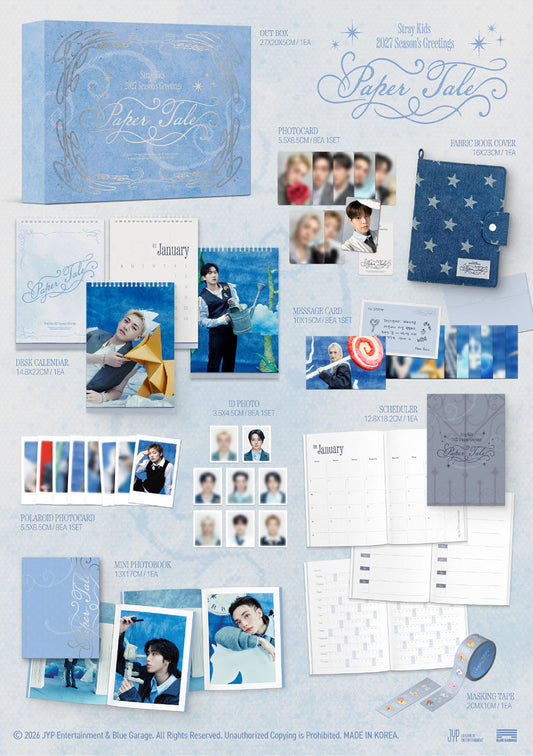 PREORDER STRAY KIDS -  PAPER TALE 2027 SEASON'S GREETINGS