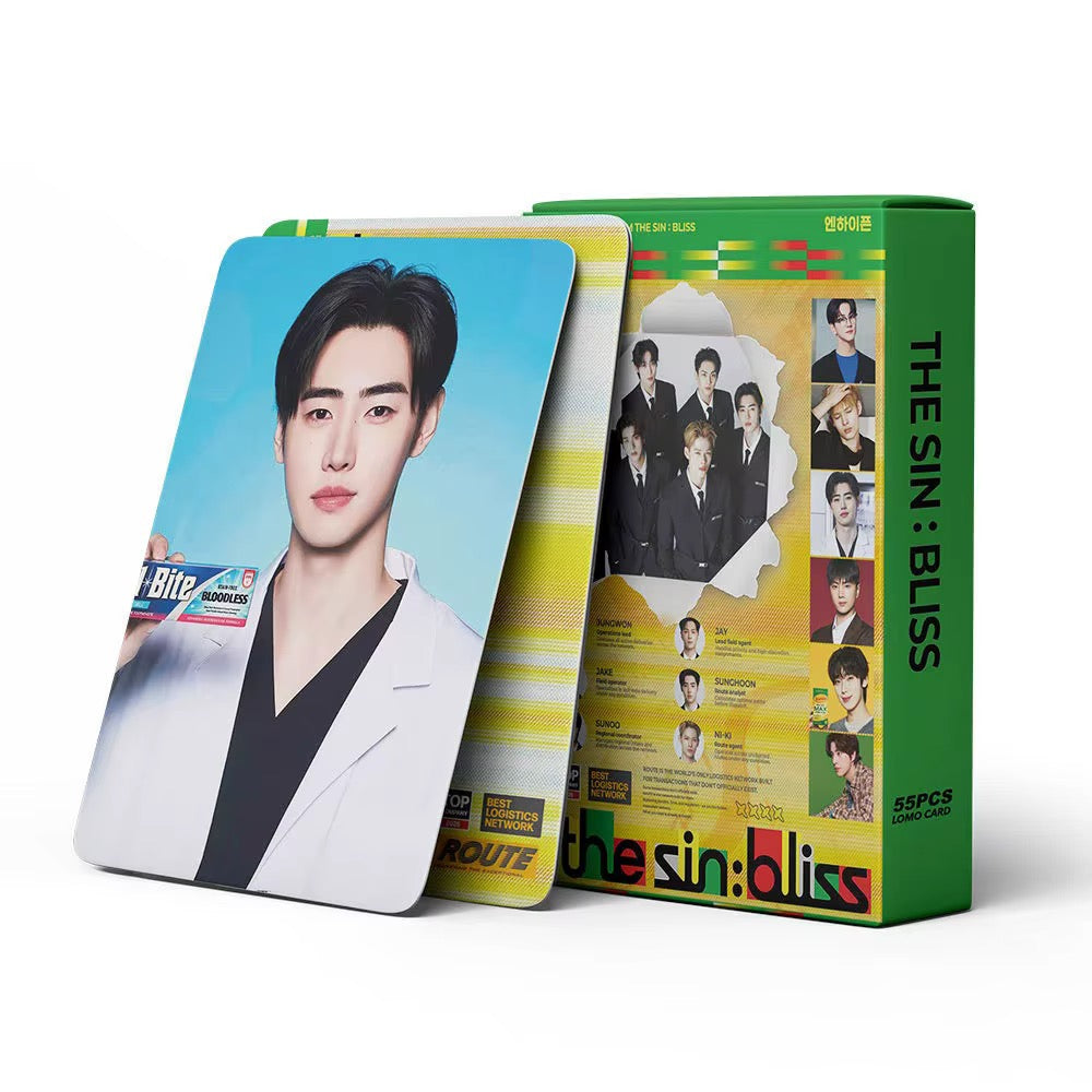 Enhypen The Sin: Bliss double sided Lomocards (55 pcs)