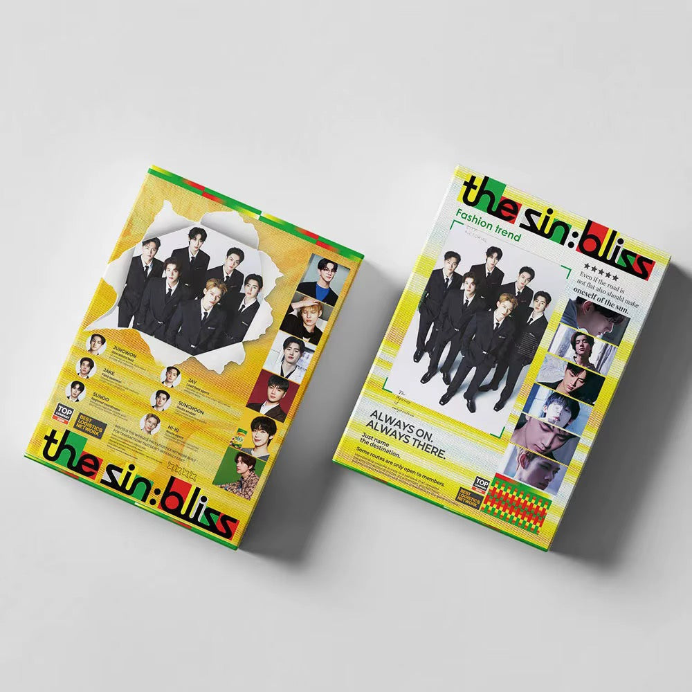 Enhypen The Sin: Bliss double sided Lomocards (55 pcs)