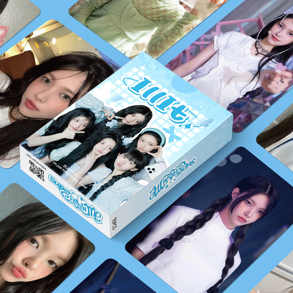 Illit Holographic double sided Photocards (55 pcs)