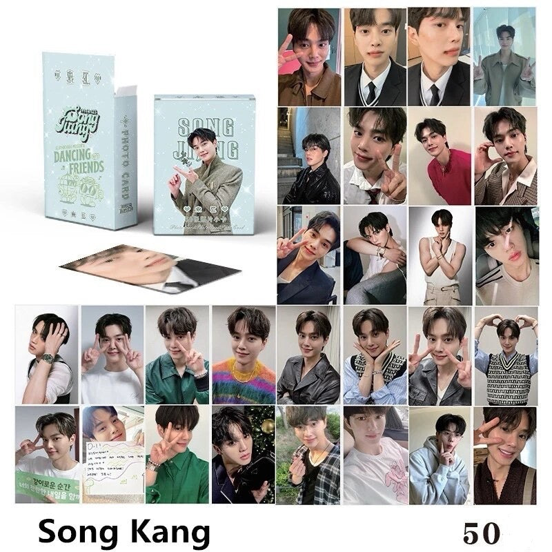 Song Kang Holographic double sided Photocards (50 pcs)