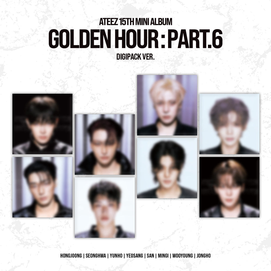 PREORDER ATEEZ GOLDEN HOUR PART. 6 OFFICIAL ALBUM WITH SOUNDWAVE GIFT