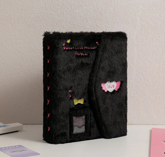 A5 Plush Photocards Binder Black