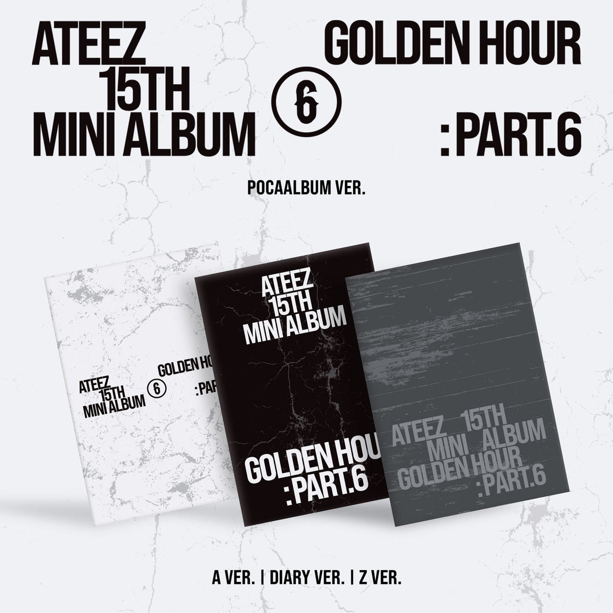PREORDER ATEEZ GOLDEN HOUR PART. 6 OFFICIAL ALBUM WITH SOUNDWAVE GIFT