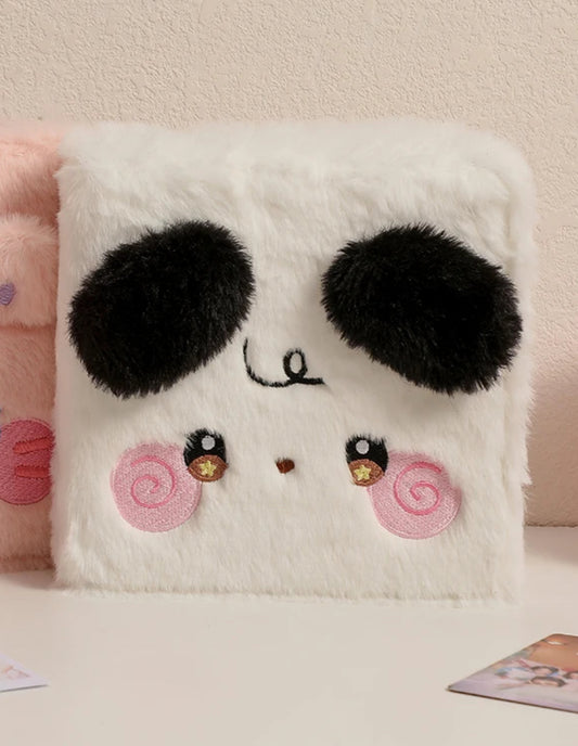 A7 Plush Bear Photocards Binder (White)