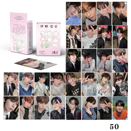 Sunoo Rainbow Holographic Photocards (50 pcs)