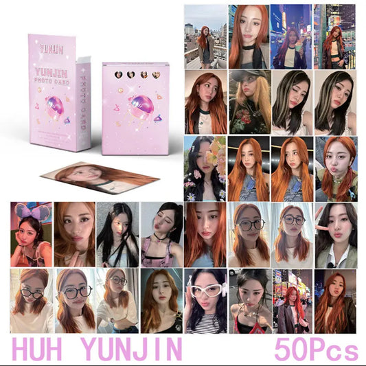 Yunjin Rainbow Holographic Photocards (50 pcs)