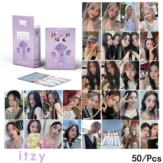 Itzy Rainbow Holographic Photocards (50 pcs)