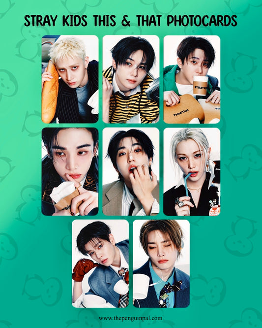 Stray Kids This & That Photocards (8 pcs)