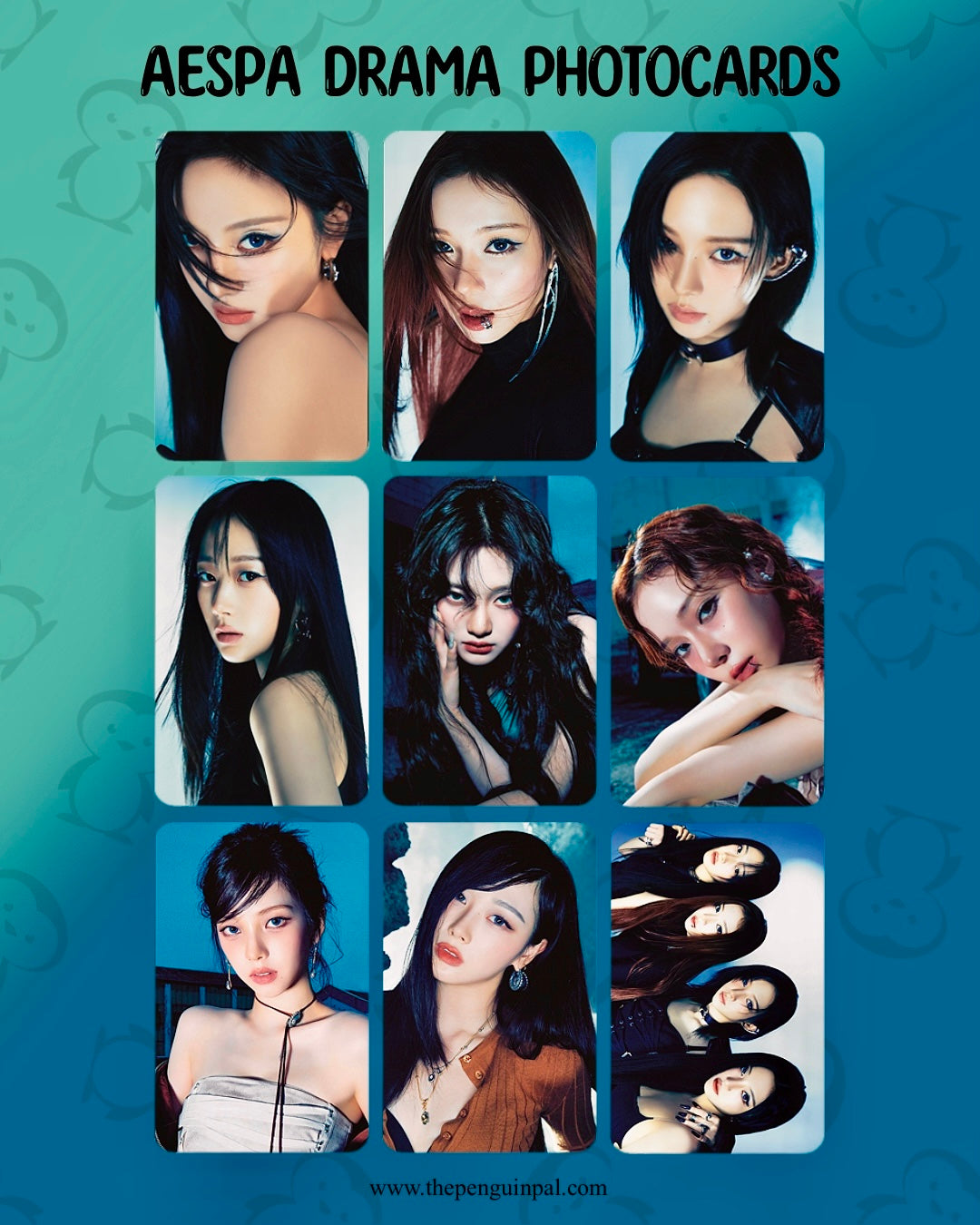 Aespa Drama Photocards (9 pcs)