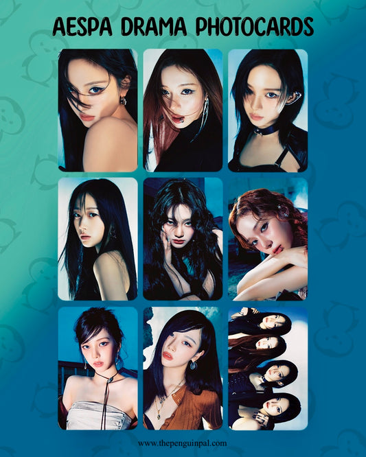 Aespa Drama Photocards (9 pcs)