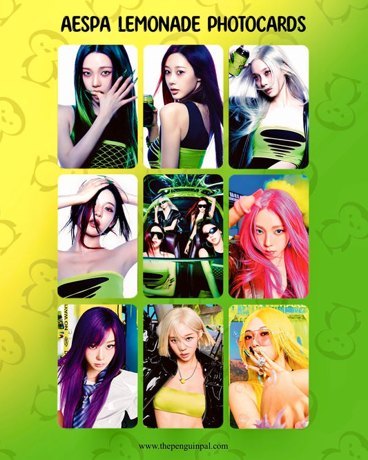 Aespa Lemonade Photocards (9 pcs)