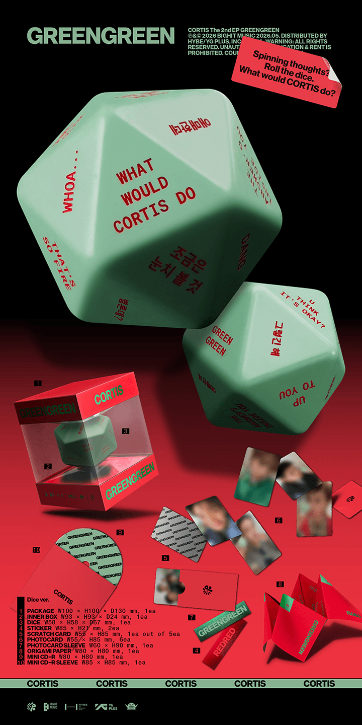Cortis - GREENGREEN Dice Official Album