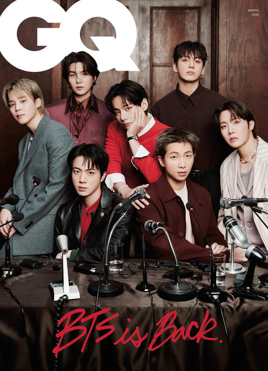 PREORDER BTS GQ OFFICIAL MAGAZINE 2026 MARCH ISSUE