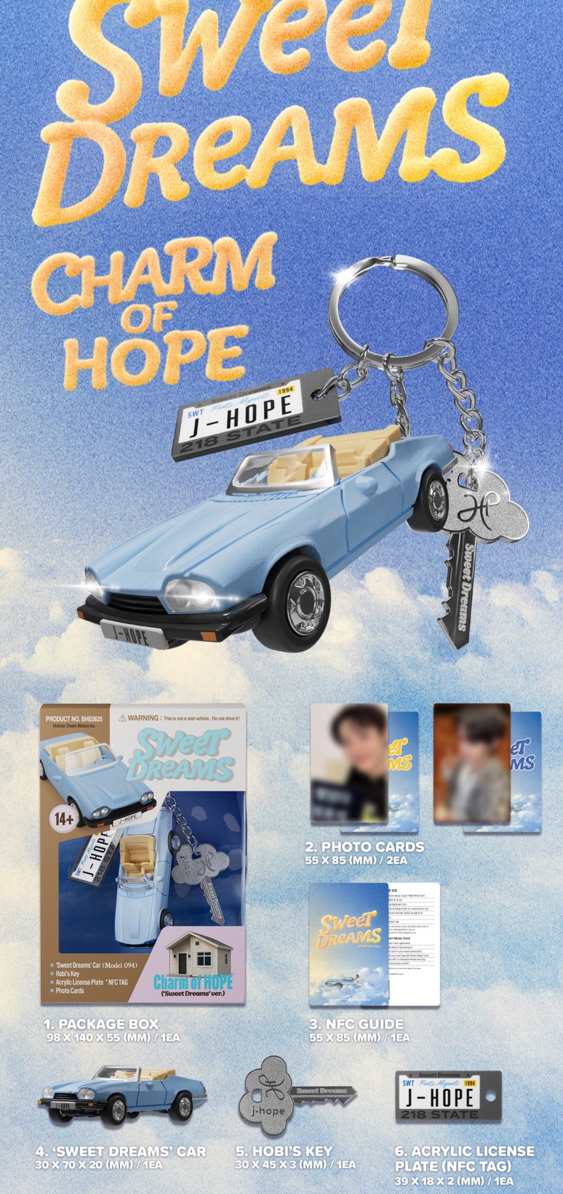 PREORDER BTS J-HOPE - CHARM OF HOPE ALBUM