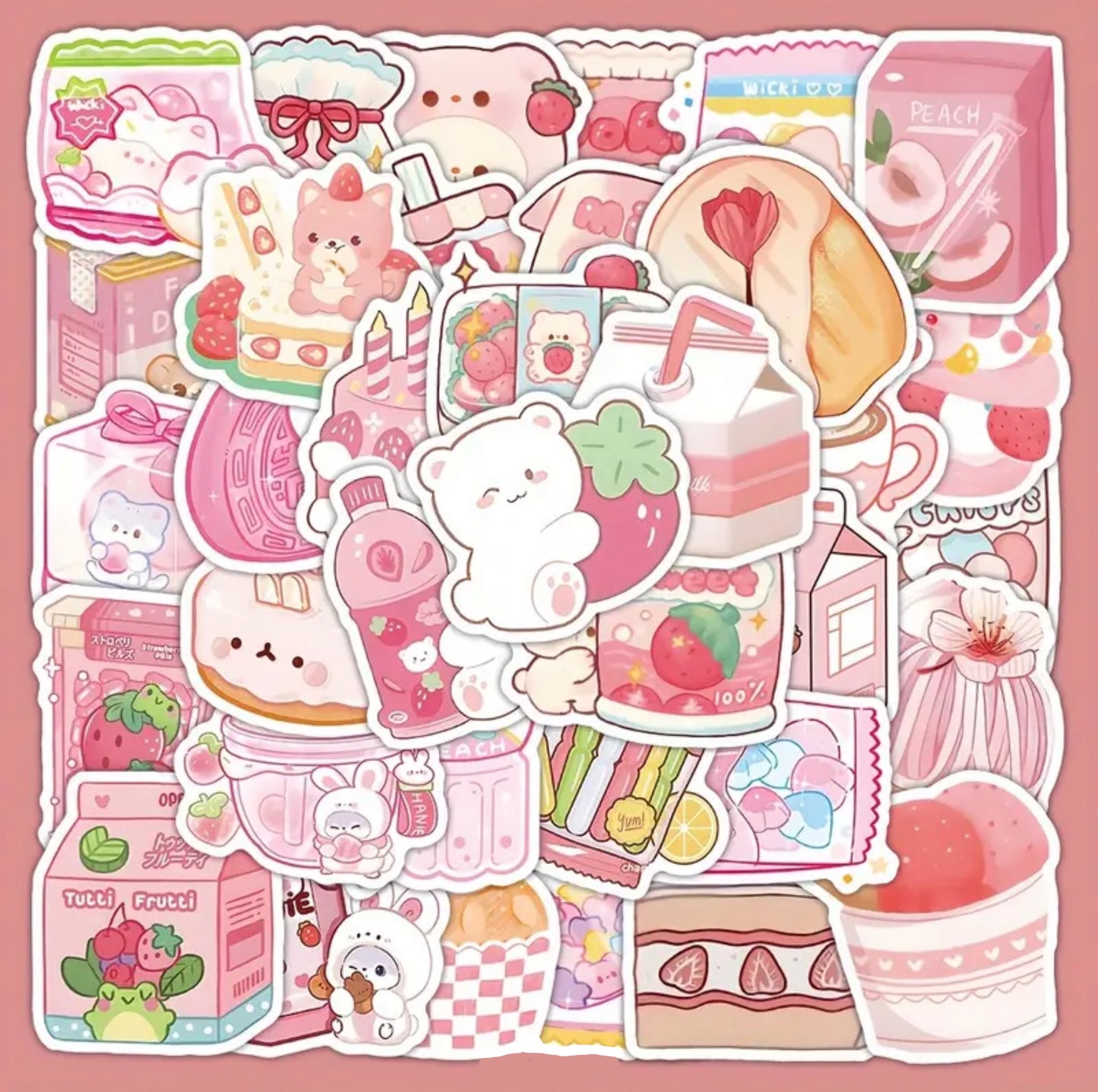 Kawaii Stickers (50pcs)