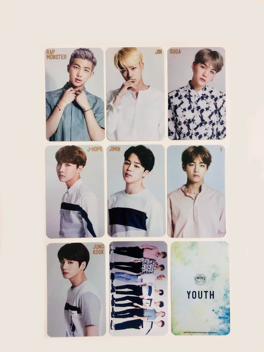 Youth double sided photocards (7 pcs)