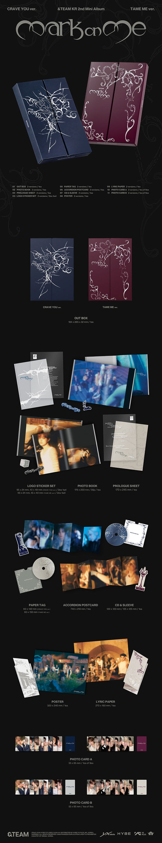 &Team Mark On Me Official Standard Album