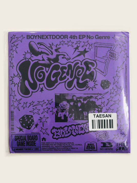 Boynextdoor - No genre Official Board Game Taesan Album