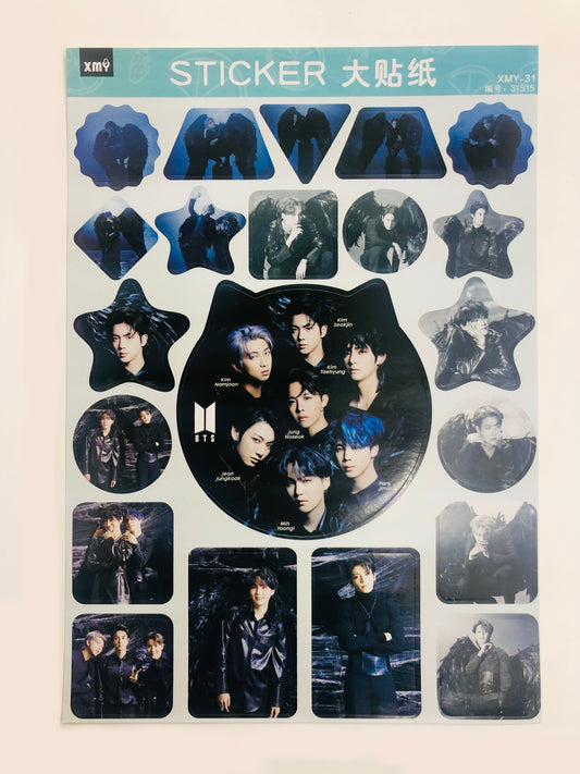 BTS MOTS7-2 A4  Sticker sheet