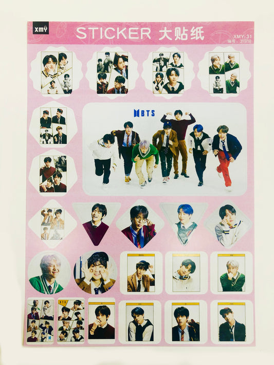 BTS MOTS7-4 A4  Sticker sheet