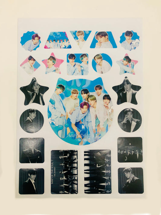 BTS Festa A4  Sticker sheet