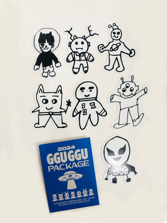 Enhypen GGU GGU Cutting Stickers