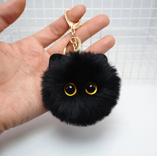 Plush Cat Keyring