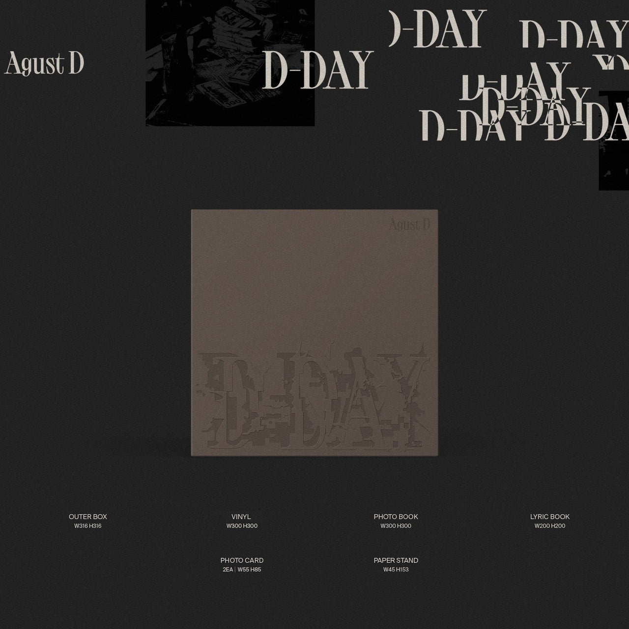 PREOEDER AGUST D “D-DAY” OFFICIAL LP