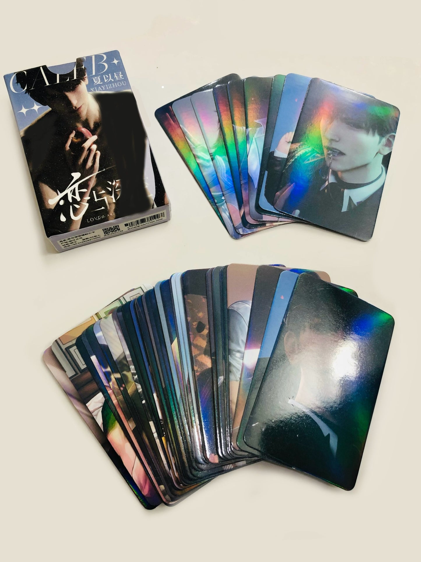 Love & Deepspace - Caleb Holographic Photocards (55 pcs)