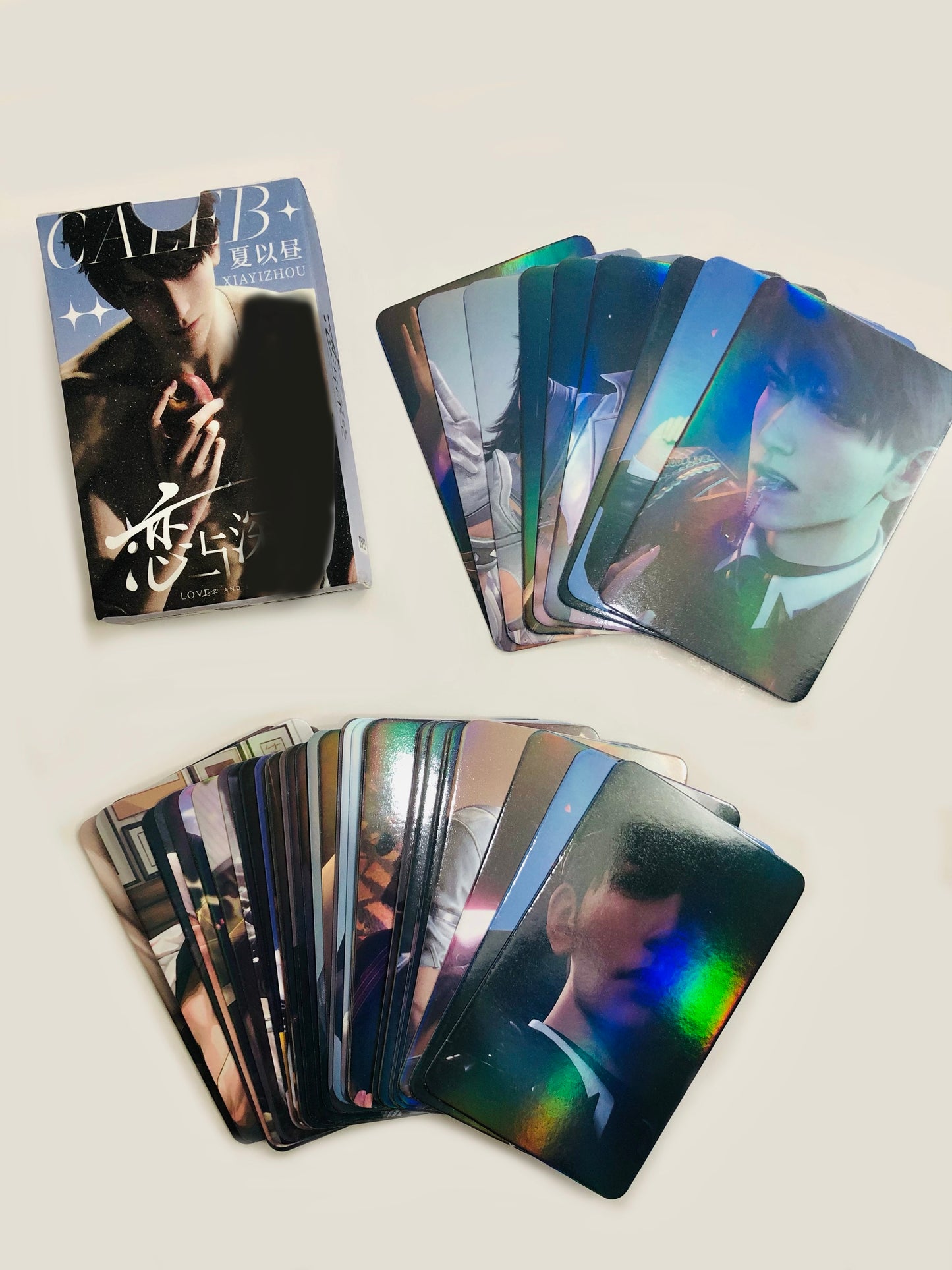 Love & Deepspace - Caleb Holographic Photocards (55 pcs)